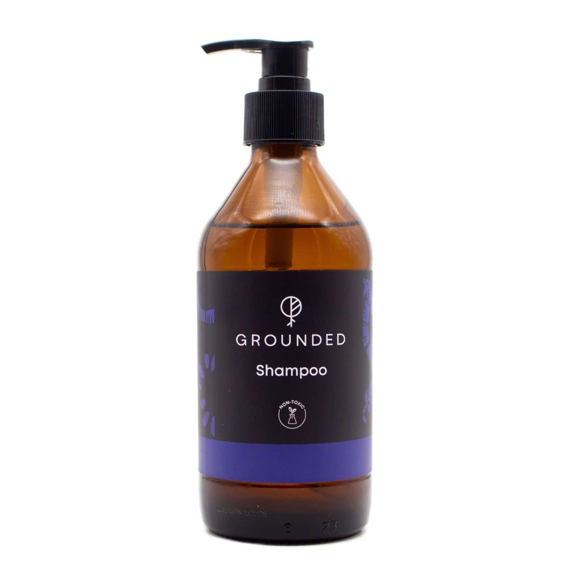 grounded shampoo 300ml glass