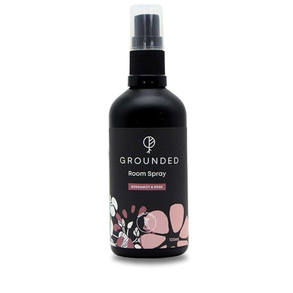 Grounded - Bergamot Room Spray 100ml Aromatherapy Room Spray - Bergamot + Rose